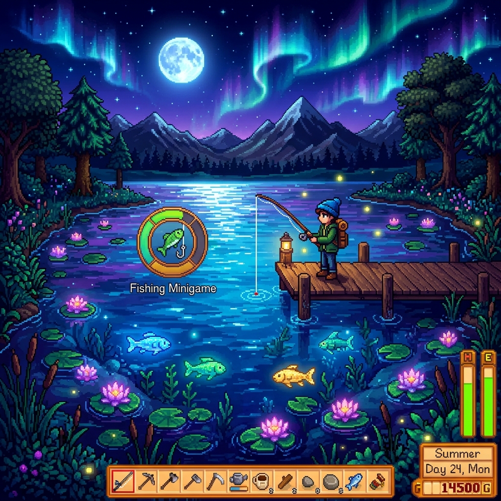 Moonlit Lake